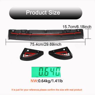 Rear Bumper Diffuser V2 (2021-2023, Carbon) photo 4