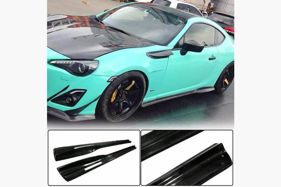 Subaru BRZ 2012-2021 Side Skirts V1 (Carbon) Image