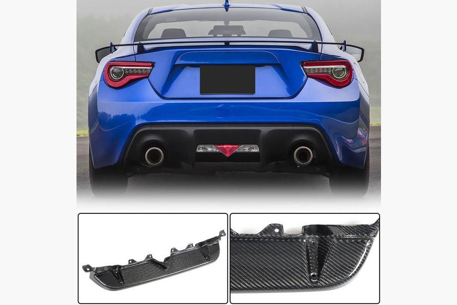 Subaru BRZ 2012-2021 Rear Bumper Diffuser V1 (Carbon) Image