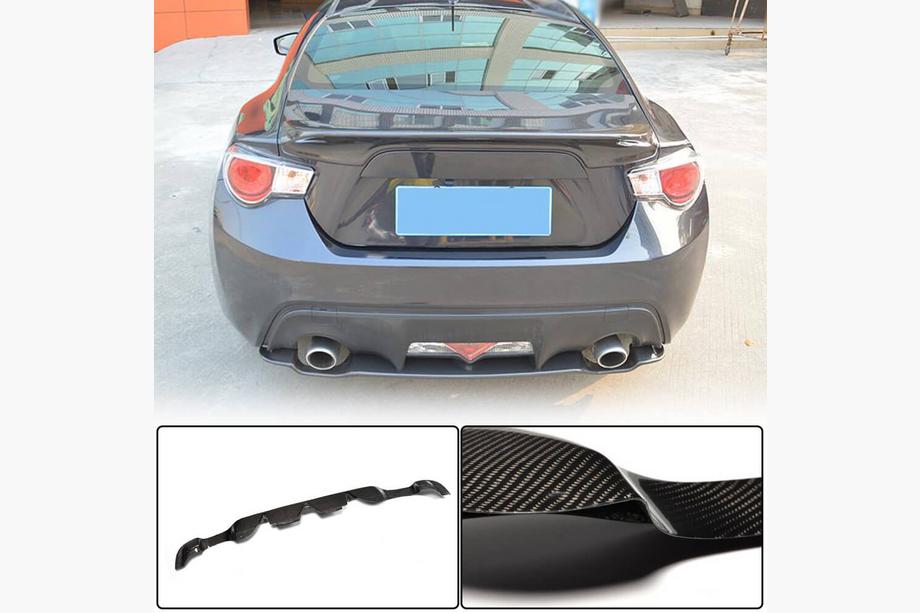 Subaru BRZ 2012-2021 Rear Bumper Diffuser V2 (Carbon) Image