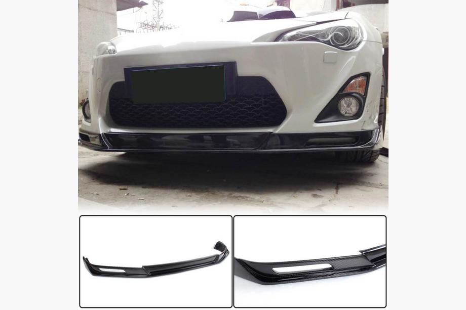 Subaru BRZ 2012-2021 Front Bumper Lip Spoiler (Carbon) Photo 1
