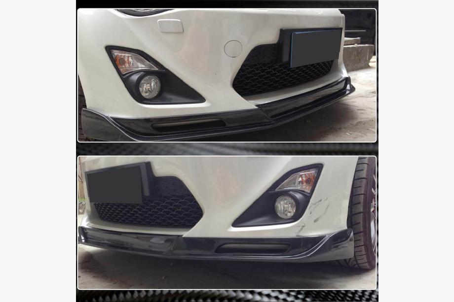 Subaru BRZ 2012-2021 Front Bumper Lip Spoiler (Carbon) Photo 3
