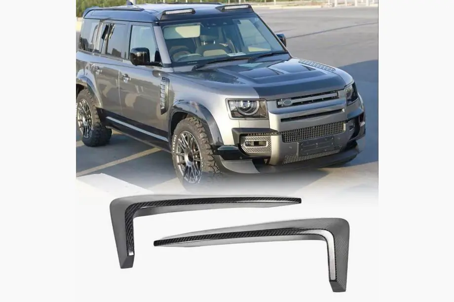 Land Rover Defender 2019- Front bumper lip (Carbon) Image