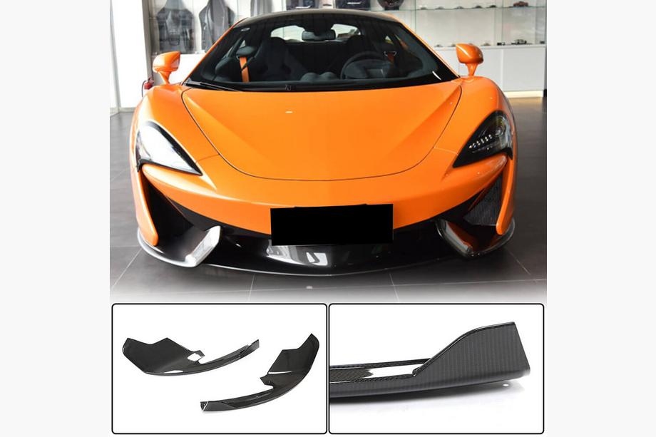 McLaren 540C/570S 2015-2020 Front Bumper Flaps (Carbon) Image