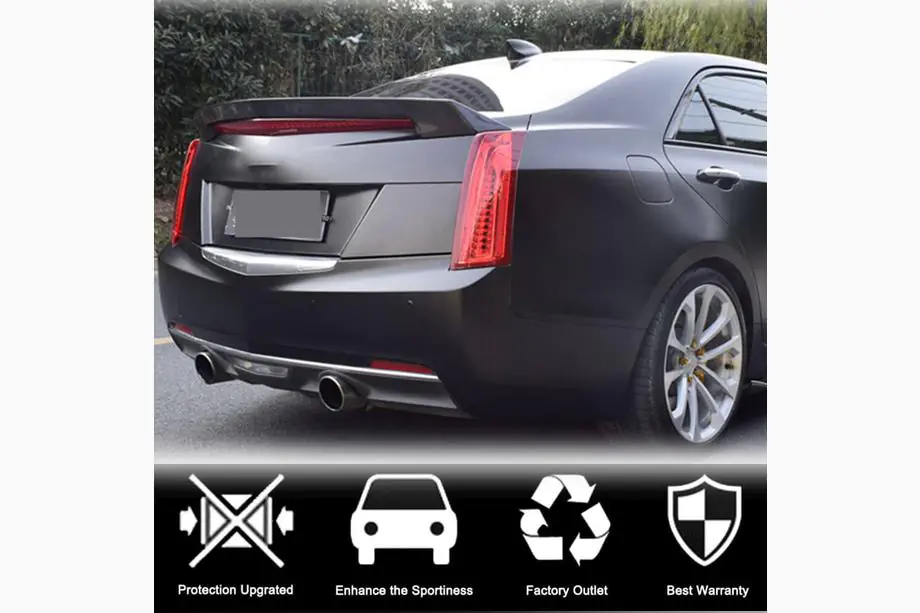 Cadillac ATS 2012-2019 Spoiler V2 (Carbon) Photo 3