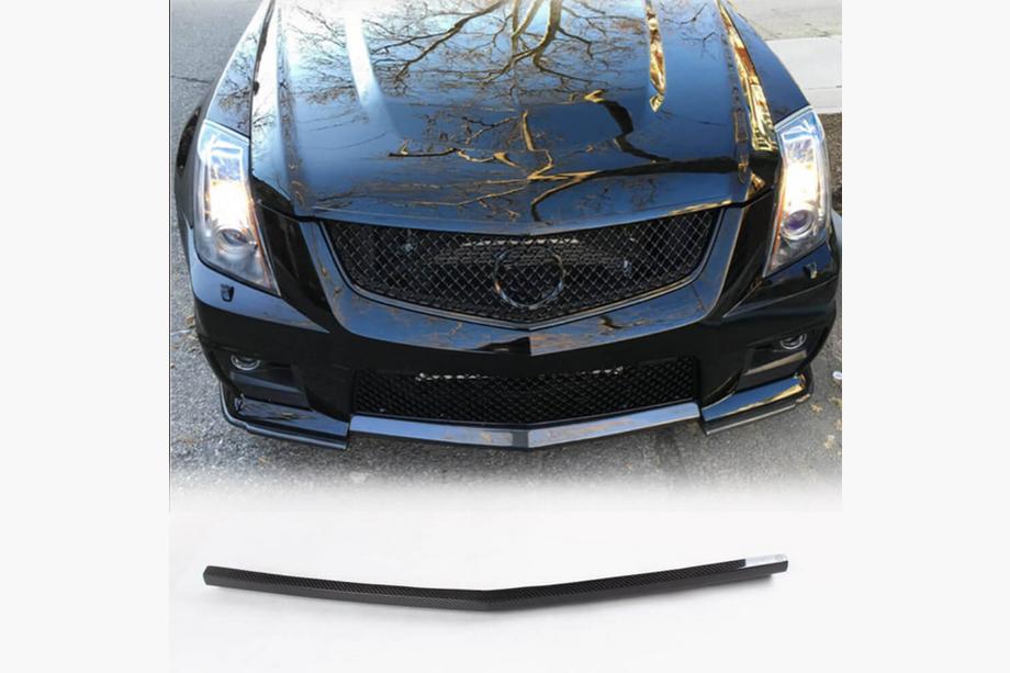 Cadillac CTS 2007-2014 Front Bumper Lip V2 for CTS V Coupe, Carbon Image