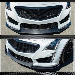 Front Bumper Lip V2 for CTS V Sedan 2016-2019 Carbon photo 3
