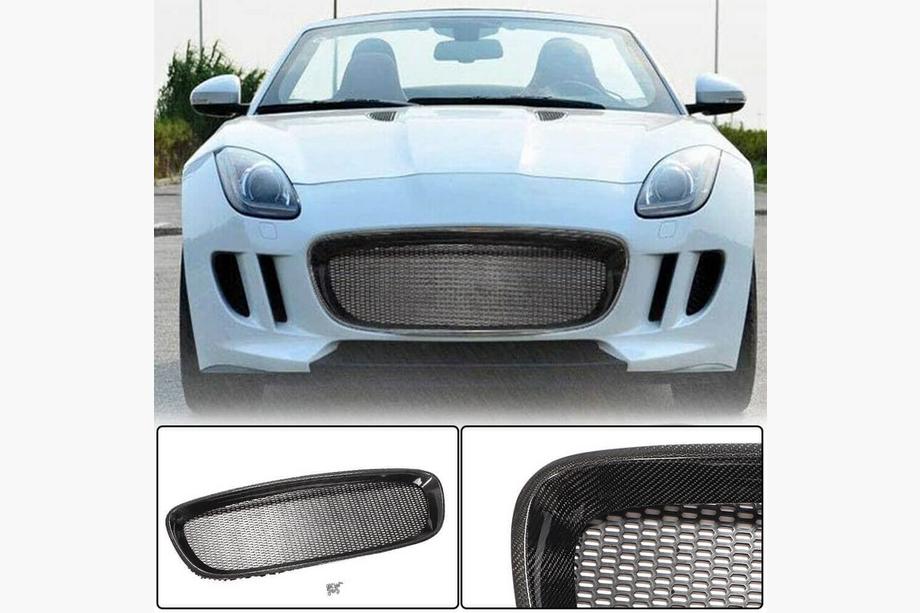 Jaguar F-Type 2013-2024 Front Grille (2013-2016, Carbon) Image
