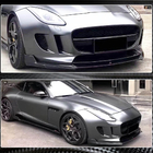 Jaguar F-Type 2013-2024 Front Bumper Lip Spoiler (2013-2016, Carbon) photo 4