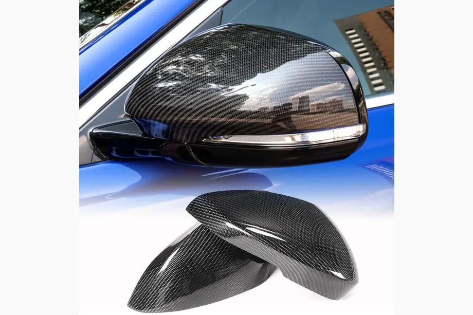 Jaguar F-Type 2013-2024 Mirror Covers (2013-2021, Carbon) Image