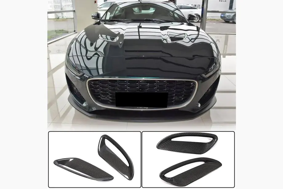 Jaguar F-Type 2013-2024 Hood Covers (2021+, Carbon) Image