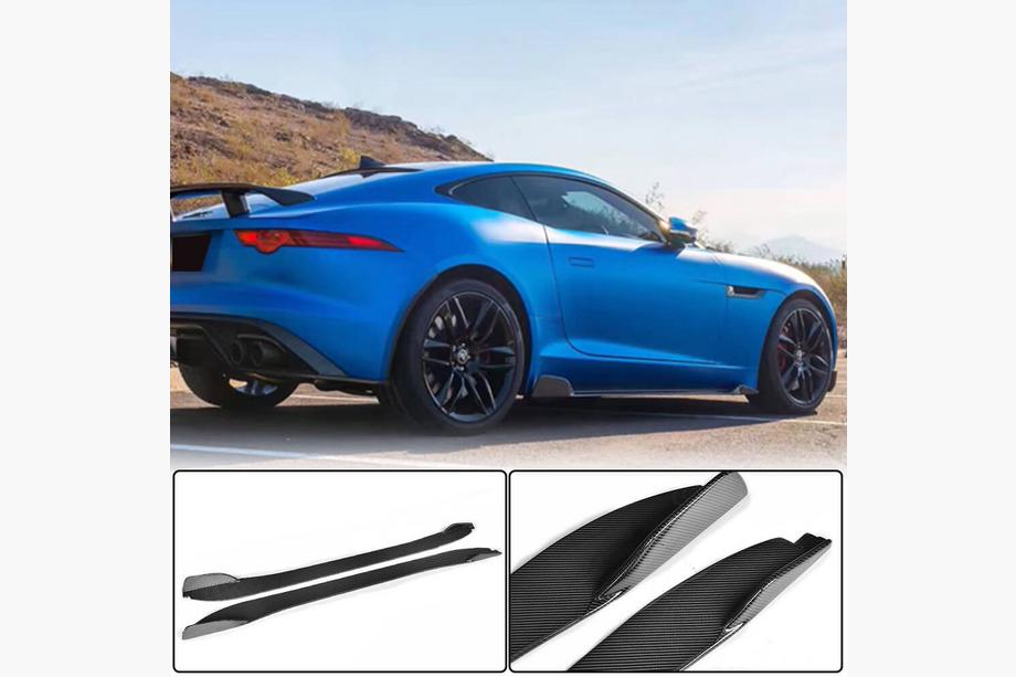 Jaguar F-Type 2013-2024 Side Skirts (2013-2016, Carbon) Image