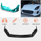 Jaguar F-Type 2013-2024 Front Bumper Lip Spoiler (for Base 2017-2019, Carbon) photo 2