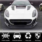 Jaguar F-Type 2013-2024 Front Bumper Lip Spoiler (for Base 2017-2019, Carbon) photo 3