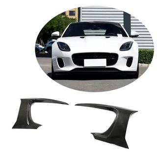 Carbon Front Bumper Covers (for Base 2017-2019) Jaguar F-Type 2013-2024 photo 1