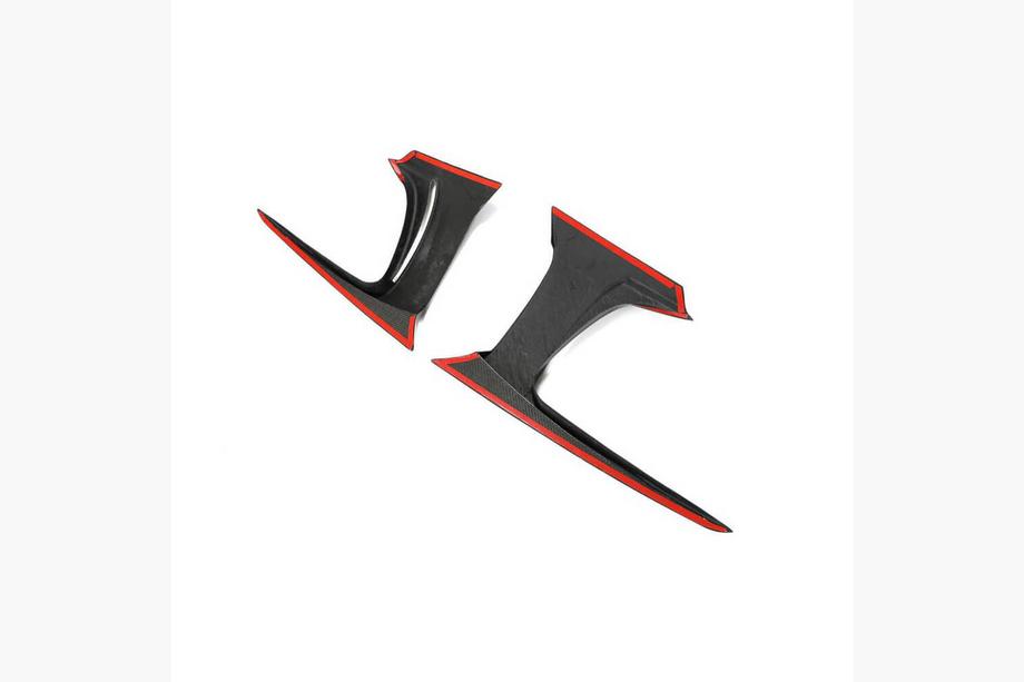 Jaguar F-Type 2013-2024 Carbon Front Bumper Covers (for Base 2017-2019) Photo 5