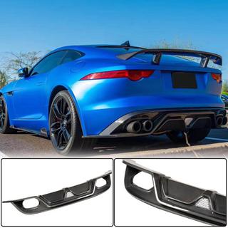 Rear Bumper Diffuser (2013-2019, Carbon) Jaguar F-Type 2013-2024 photo 1