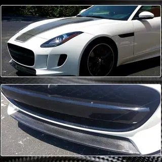 Front Bumper Lip Spoiler (2013-2015, Carbon) photo 4