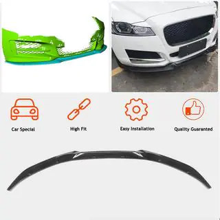 Front Bumper Lip Spoiler (2015-2019, Carbon) photo 2