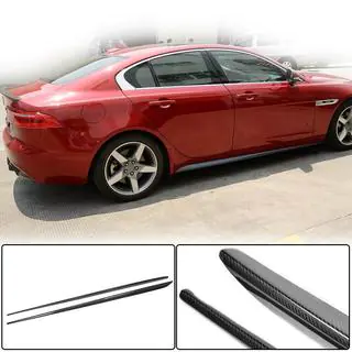 Side Skirts (2015-2019, Carbon) Jaguar XE 2016- photo 1