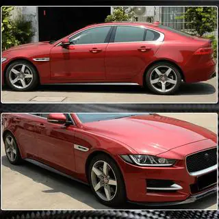Side Skirts (2015-2019, Carbon) Jaguar XE 2016- photo 3