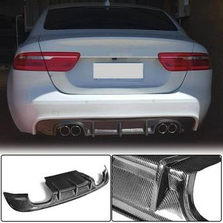 Rear Bumper Diffuser V1 (2015-2019, Carbon) Jaguar XE 2016- photo 1