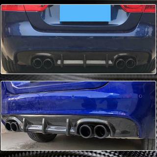 Rear Bumper Diffuser V1 (2015-2019, Carbon) Jaguar XE 2016- photo 3