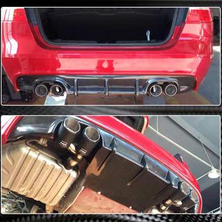 Rear Bumper Diffuser V1 (2015-2019, Carbon) Jaguar XE 2016- photo 4