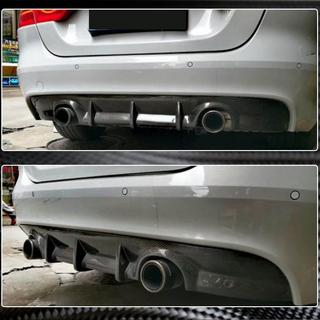 Rear Bumper Diffuser V2 (2015-2019, Carbon) Jaguar XE 2016- photo 4