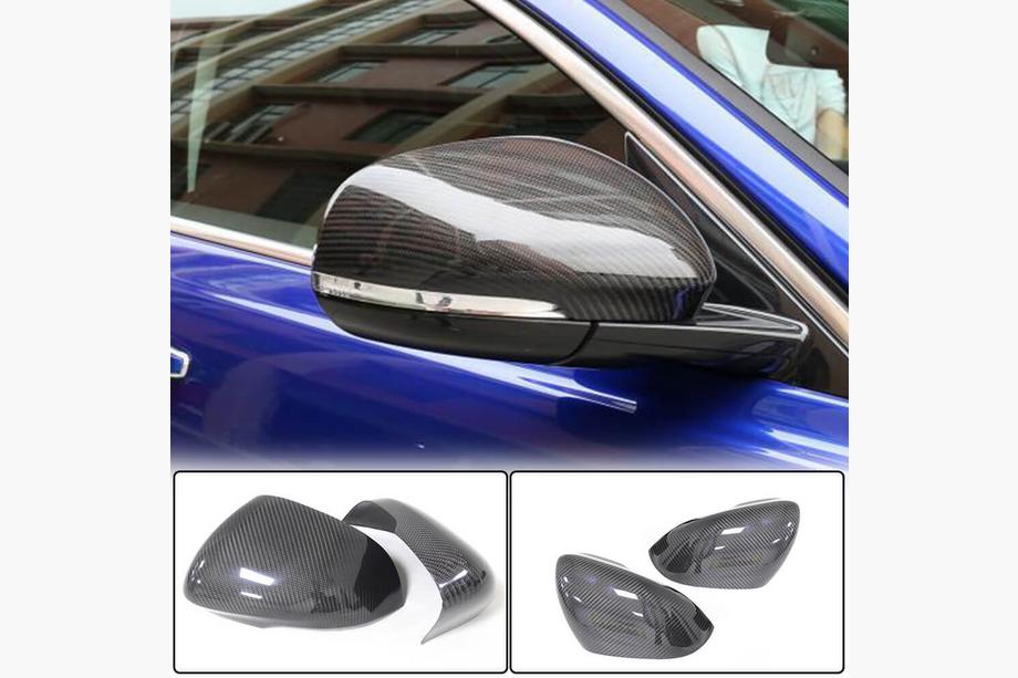Jaguar XE 2016- Mirror Covers V1 (2015-2019, Carbon) Image