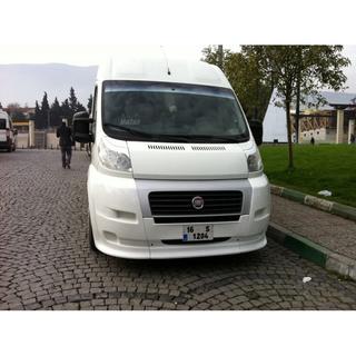 Front lip 2006-2014 (3-piece, primed for painting) Fiat Ducato 2006-2025 photo 2