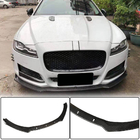 Jaguar XF 2016- Front Bumper Lip Spoiler (2016-2020, Carbon) photo 1