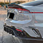 Kia Stinger 2017-2023 Rear Bumper Cover (2017-2020, Carbon) photo 3
