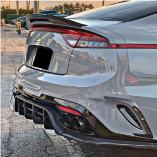 Rear Bumper Cover (2017-2020, Carbon) photo 3