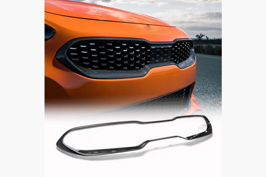 Kia Stinger 2017-2023 Front Grille Surround (Carbon) Image