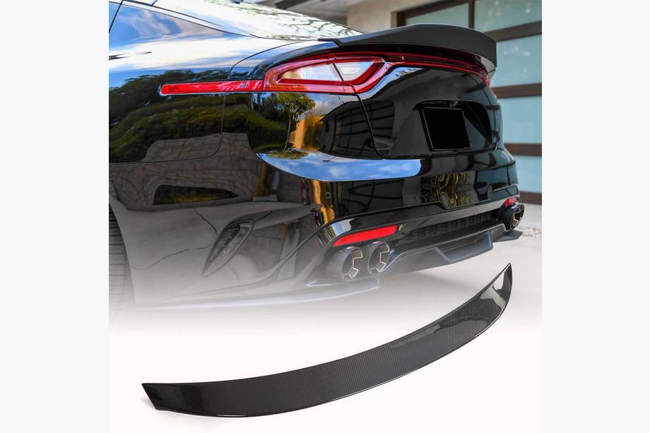 Kia Stinger 2017-2023 Spoiler V2 (Carbon) Image