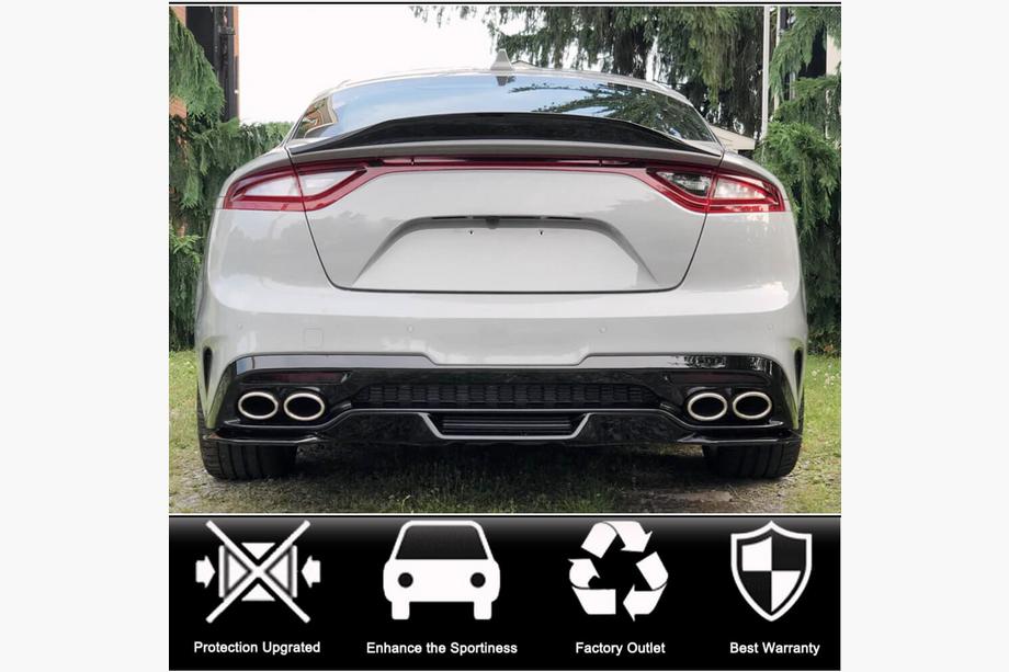 Kia Stinger 2017-2023 Spoiler V2 (Carbon) Photo 2