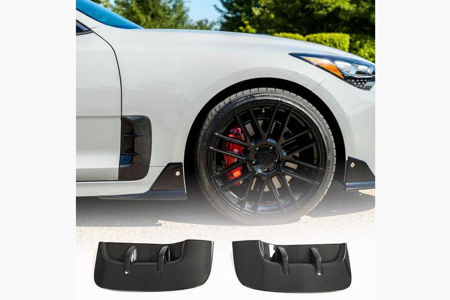 Kia Stinger 2017-2023 Front fender trims (Carbon) Image