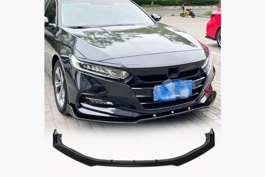 Honda Accord X 2017-2022 Front Bumper Lip (2018-2021, Plastic) Image