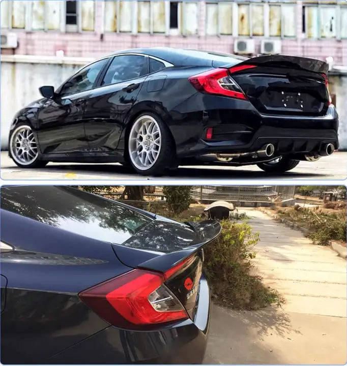 Honda Civic Sedan X 2016-2021 Spoiler (Plastic) photo 2