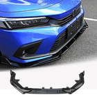 Honda Civic Sedan 2021- Front Bumper Lip V1 (Plastic) photo 1