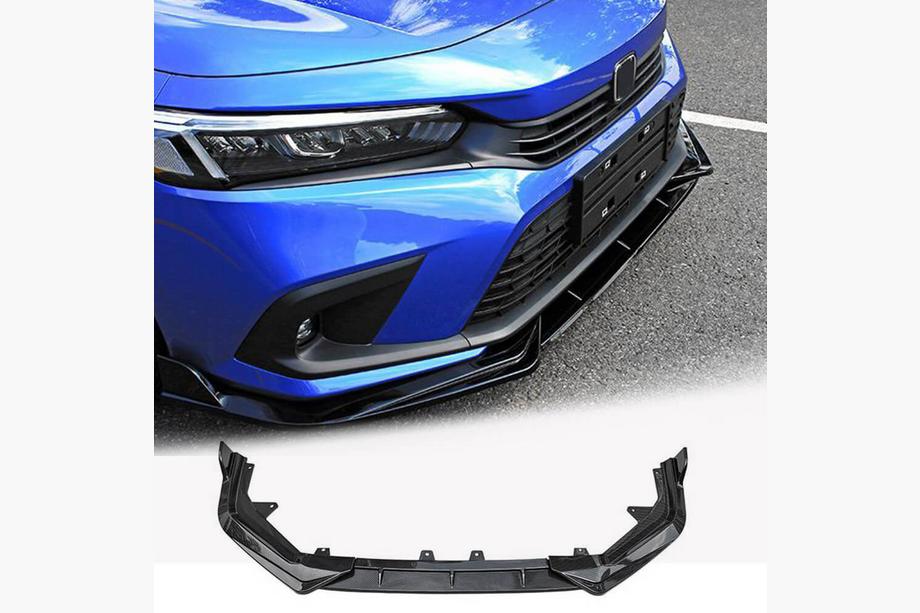 Honda Civic Sedan 2021- Front Bumper Lip V1 (Plastic) Image