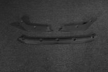 Honda Civic HB 2021- Front Bumper Lip V2 (Carbon) photo 10