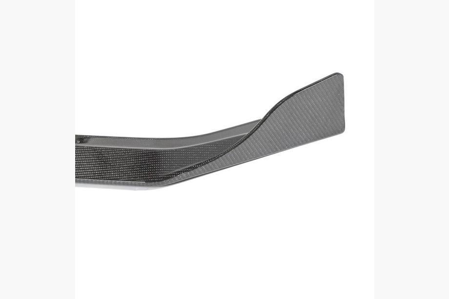 Honda Civic HB 2021- Front Bumper Lip V3 (Carbon) Photo 6
