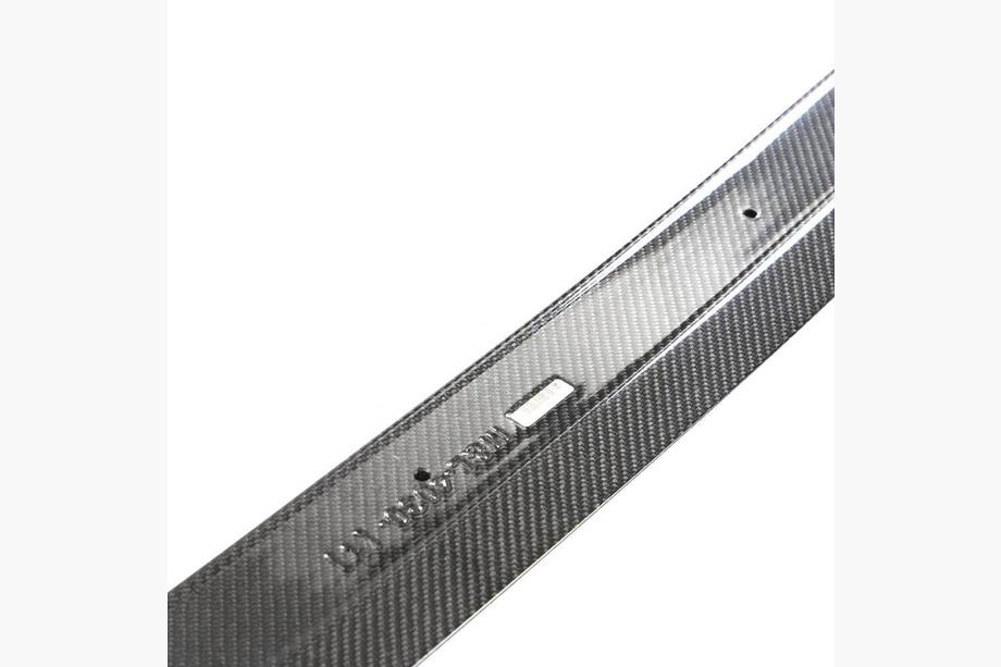 Honda Civic HB 2021- Front Bumper Lip V3 (Carbon) Photo 7