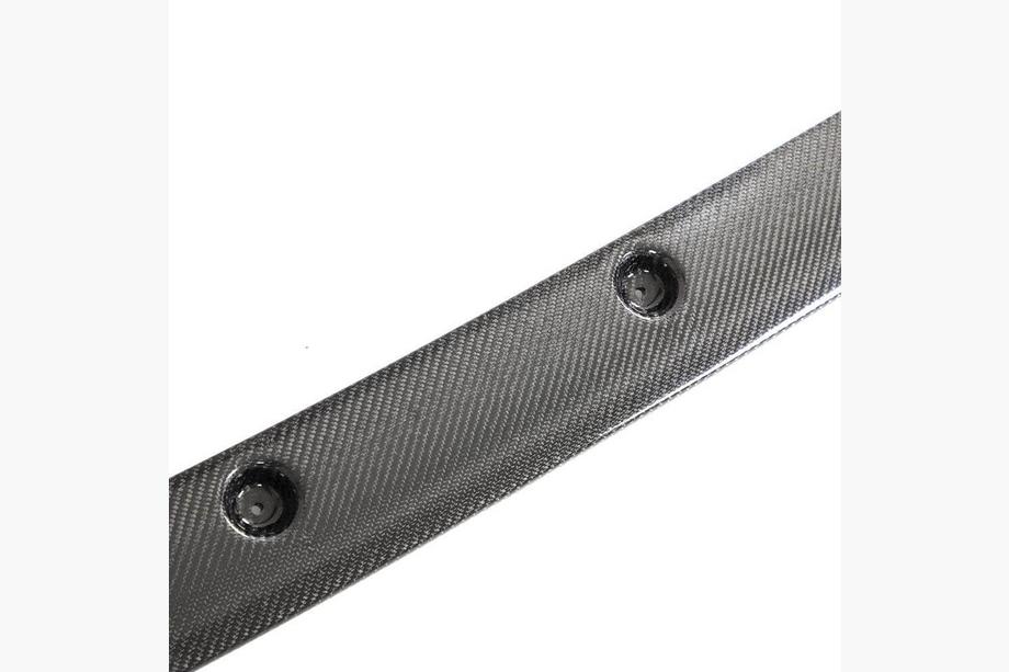 Honda Civic HB 2021- Front Bumper Lip V3 (Carbon) Photo 10