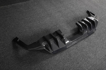 Honda Civic HB 2021- Rear Bumper Diffuser (Carbon) photo 3