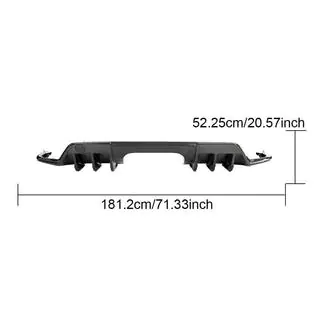 Rear Bumper Diffuser (Carbon) photo 4