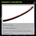 Honda Civic HB 2021- Spoiler Visor (Carbon) photo 5