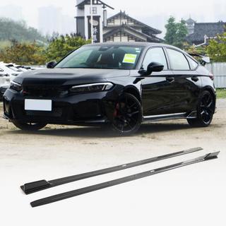 Side Skirts (Carbon) Honda Civic HB 2021- photo 1